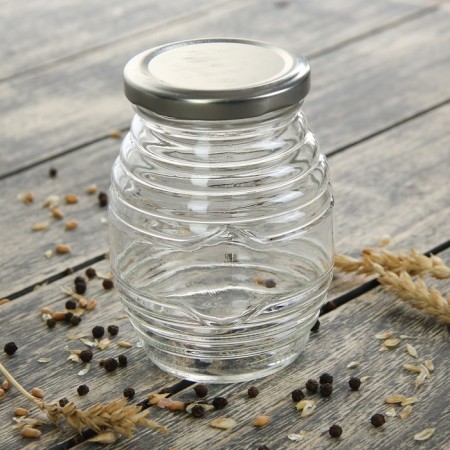 Glass Bank for bulk products "Bogok", 350 ml, 8 × 11.5 cm