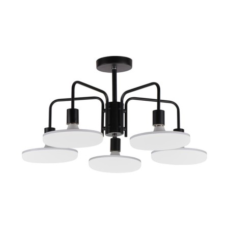 Lamp Ceiling Economics Court 66096/5BK WT, 5x5W, E27, 54x57x57 cm, black color black