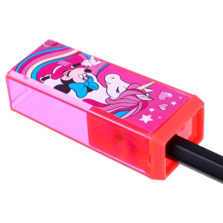 Plastic rectangular sharpener, Minnie Mouse-6