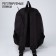 Backpack school youth look at me, 33x13x37 cm, lightning department, external pocket, black color