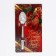 Spoon souvenir on the postcard "New Year's collection: happiness, wealth", 3 x 14 cm