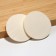 Makeup sponge, set - 12 pcs, d = 5.3 cm, white color