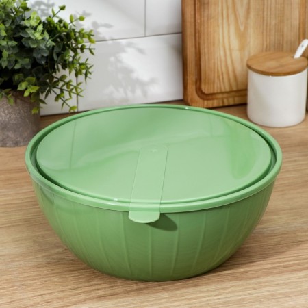 Saladnik with a lid "Fiesta", 5 l, color mix