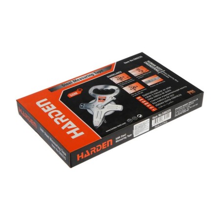 Geodetic roulette Harden 580225, open case, metal tape, 50m-4