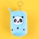 Wallet "Steel" with panda, 12 cm, color mix