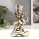 Souvenir Polystone SPRISE STRECTION OF STRECTIONS "Indian elephant on a log" 12.5x7.5x3.2 cm