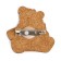New Year's icon "Dream with Mishka", 3.7 x 4 cm