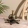 Table call "Stupe" brass 11.5 cm