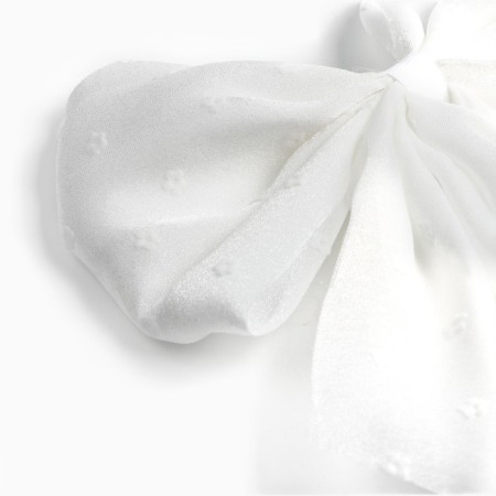 Outlet. Bant for hair on elastic band, white, 18x15 cm, Minnie Mouse-4