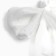 Outlet. Bant for hair on elastic band, white, 18x15 cm, Minnie Mouse