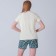 Female homemade set (T -shirt/shorts), sea wave, size 46