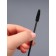 Brushes for eyebrows and eyelashes, silicone, set - 10 pcs, 10.5 cm, black color