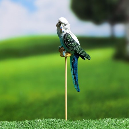Figure - Piture "Parrot" Blue 10x5x4 cm-1