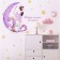 Sticker Plastic Interior color "Ballerina and unicorn per month" set 2 sheets 30x60 cm 954020