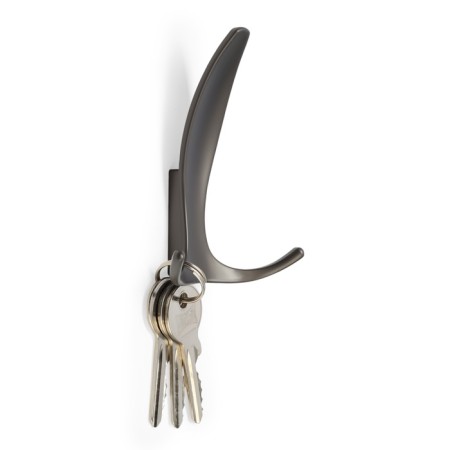 Furniture hook CAPPIO FLAT, three -rod, graphite color-2