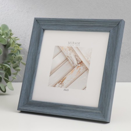 Photo frame Plastic "Mira" 15x15 cm, 642445-3, gray (plastic screen)-1