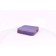 Mobile pillow-bundle, size 40 × 40 cm, blueberry/orange, velor