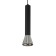 Claret suspension lamp GU10 35W black chrome 7x7x25.5-125.5cm