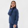Knitted children's suit (sweater and trousers) minku, blue color, height 110 cm