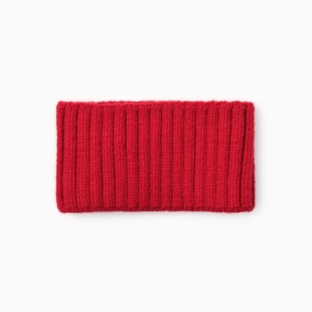 Knitted single -layer monster mist, p. 56-58cm, red-3