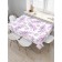 Tables on the table "Dreams of Spring", rectangular, Saten, size 120x145 cm