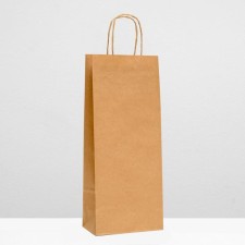Package for a bottle, craft, 14 x 8 x 32 cm