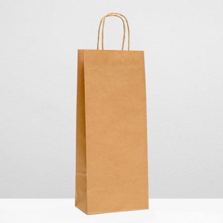 Package for a bottle, craft, 14 x 8 x 32 cm