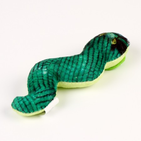 New Year's magnet soft "snake", green-2