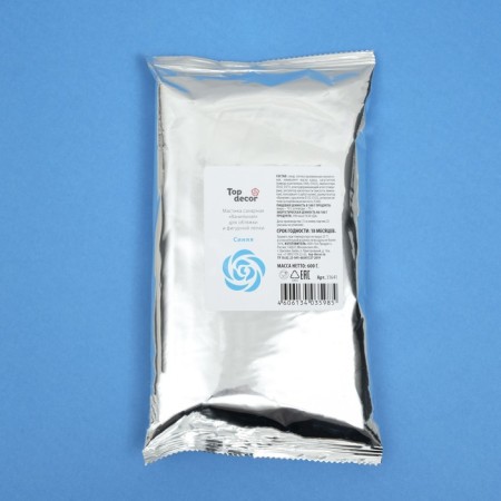 Mastic sugar vanilla blue, 600 g-2