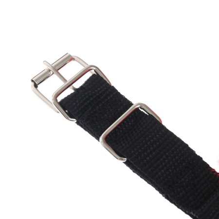 Nylon disin again with a fleece lining, adjustable size, black-2