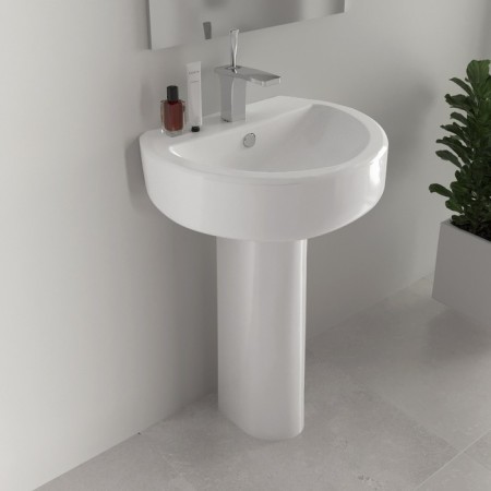 Best 55 x 44.5 washbasin, white-1