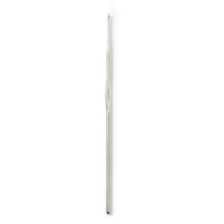 IMRA hook for thin yarn without a handle, steel, with a guide area, 1.5 mm-1