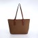 Luggage bag with lightning, medium size, brown color