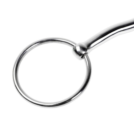 Radio for a horse with a solid gnawing with a rise, the distance between the rings is 140 mm-1