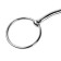 Radio for a horse with a solid gnawing with a rise, the distance between the rings is 140 mm