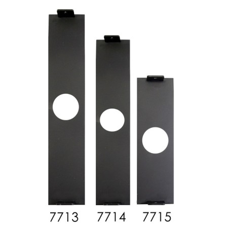 Mounted wall mantra boutique, 150x47x20 mm, black color