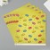 Scrapbooking paper bilateral "butterflies and donuts" density 180 grams set 5 pcs 30.5x32 cm 10