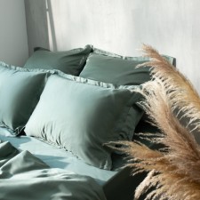 Pillowcase SL Home Tencel 50*70+3 cm, col. olive