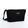 Youth bag with zipper, black color