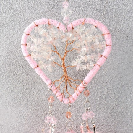 Dreams "Tree in the Heart" pink 35x8 cm-1