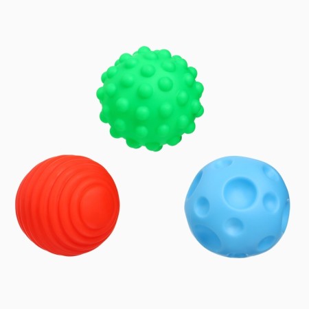 Gift New Year's set of developing tactile balls "Miracles nearby", 3 pcs.-2