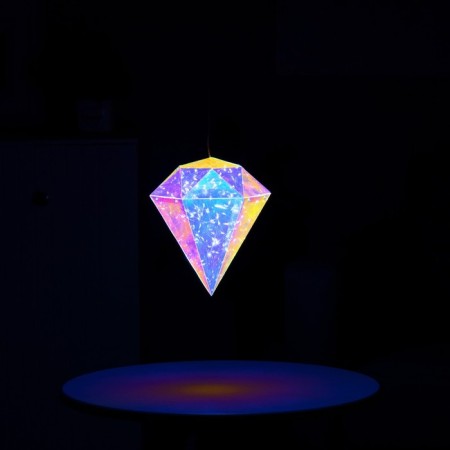 LED figure "Diamond" 17 × 25 × 17 cm, plastic, 220 V, glow of white-3