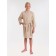 Waffle children's robe "kimono", size 42, beige color