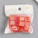 Busina for creativity Plastic "Cube. Purvalum shine" Red 1,4x1.4x1.4 cm