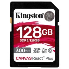 Карта памяти SDXC 128GB Kingston SDR2/128GB Canvas React Plus w/o