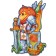 Wooden puzzle "Leo-Ryzar", size l-25 × 35 cm, 110 parts