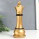 Souvenir Polystone "Chess Figure. Ferge" Golden with black 26x9x9 cm