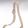 Bag Women's Cross-Bodi, on a zipper, beige color