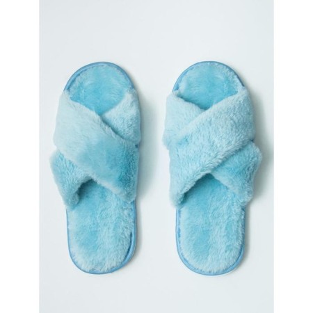 Slippers Women's Cross open nose, size 36-38, blue color-3