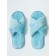 Slippers Women's Cross open nose, size 36-38, blue color